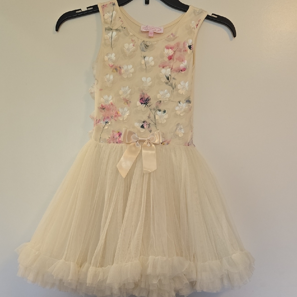 Popatu Cream and Pink Dress